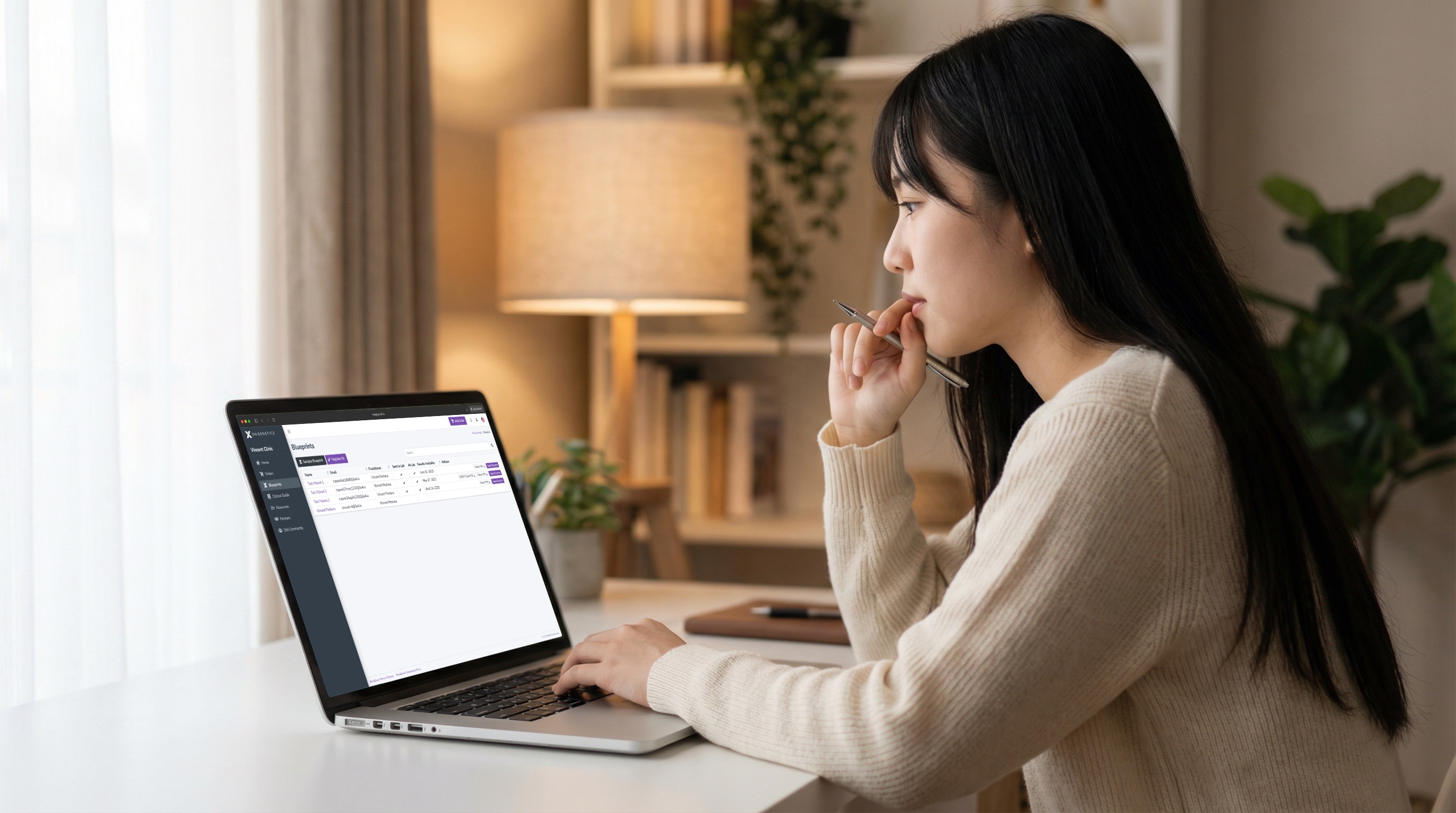 3X4プラクティショナーポータルの画面